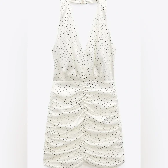 Zara Bodycon Polka Dot Dress - New with Tags - Picture 2 of 6